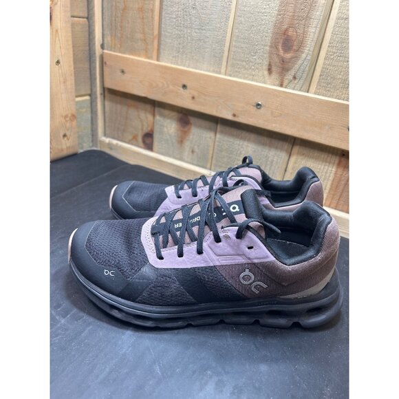 On Cloud Cloudrunner Waterproof Black/Grape Running Shoes Womens Size 7.5 - Picture 4 of 10
